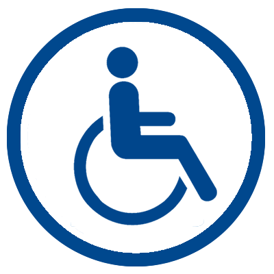 Accessible for people with disabilities